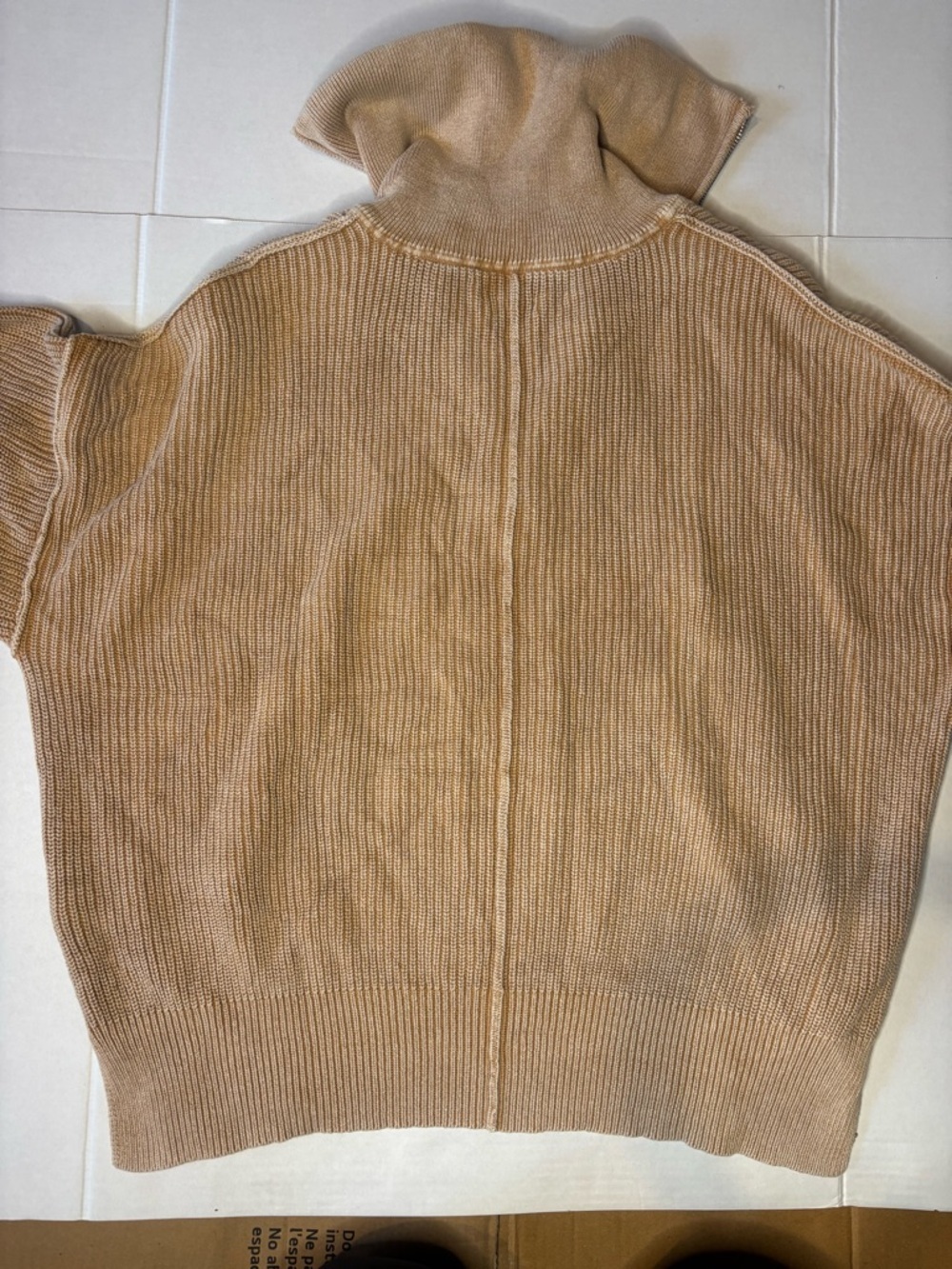 Aerie sweatshirt - tan brown quarter zip M - Picture 6 of 6